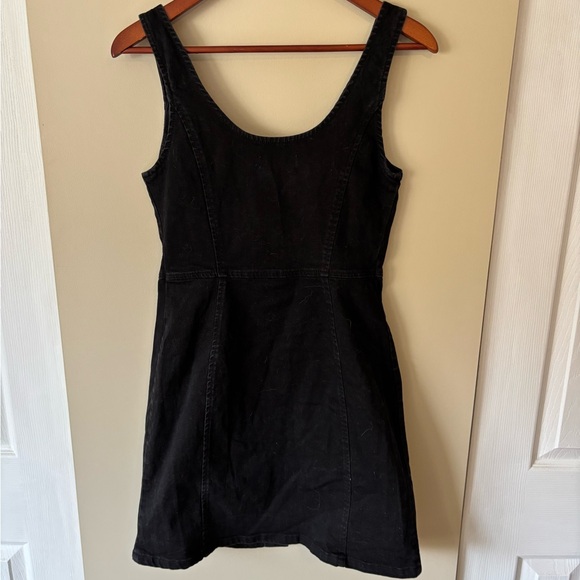 Oasis Black Sleeveless Mini Dress Size 6 - Picture 5 of 9